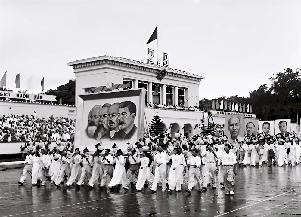 Parade on Ba Dinh Square (Hanoi) to celebrate National Day on 02 September 1960
